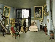 Frederic Bazille Studio from rue de la Condamine oil